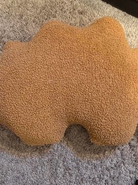 Target Tan/Brown Chicken Nugget-Shaped Plush Pillow Stuffed Animal